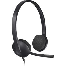 Logitech 로지텍 화상회의 헤드셋 H340 윈도우 맥 호환, 단일품목