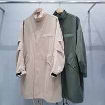 남녀공용 오버핏 피쉬테일 데일리 롱야상 2컬러