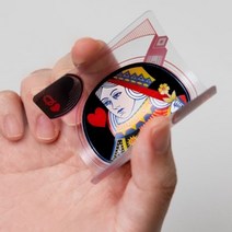 유매직 마술도구플라스틱카드 레드 트랜스페어런트 플레잉카드 (Red Transparent Playing Cards by MPC)