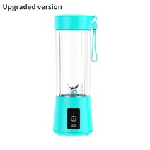믹서 휴대용 블렌더 전기 주 서기 기계 스무디 미니 푸드 프로세서 개인 USB 주스, [01] Upgraded blue