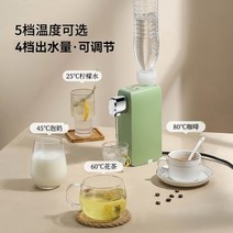 미니정수기 미니생수정수기 캠핑정수기 미니냉온수기 물탱크 냉온수기 휴대용온수기, 그린컬러 베이직 세트
