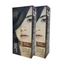 과일나라 후르츠왁스 헤어칼라 새치커버, 3호 짙은 갈색, 2개
