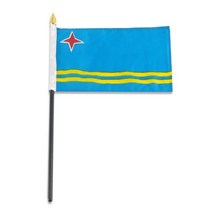 US Flag Store Aruba Flag 4 by 6-Inch, 1