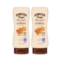 하와이안 트로픽 쉬어 터치 로션 선크림 2종 236ml, 하와이안트로픽 쉬어 터치 로션선크림 SPF50