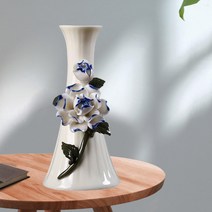 꽃병 생화 조화 화병 살아있는 꽃 꽃병 핀치 조각 선반 장 마른 줄 방꾸미기 데코 소품, 05 Daisy