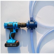 가정용 전동 드릴로 작동하는 소형 펌프 7.8mm 물림