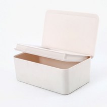 모던 물티슈 케이스, 화이트, 4개