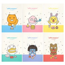 [문구조아] 카카오프렌즈 해피모먼트 신학기 무선제본 노트 네오, 9개