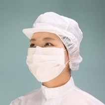 위생모자 위생모 방진모 주방 조리 반도체 무균, 화이트L