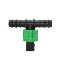 점적호수 관수자재 농업용 호수 관개 호스 1/2 ~ 16mm 드립 테이프 티 커넥터 물 분배기 용 온실 3 방향 40pcs, green