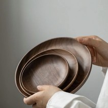 음식 맛있게 보이는 마법 프라임 나무 라운드 트레이, 1개