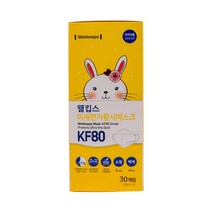 [구구마켓] 웰킵스 KF80 마스크 소형 30매 개별포장 _ 2022999EA