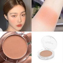 촉촉한 커버 커버력좋은 파운데이션 광채 스틱 물광 하이라이터 건성 복합성 매트 쿠션 컨실러 프라이머 블러셔 6 색 싱글 팔레트 페이스 크림 파우더 워터프루프 래스팅 페이스 루즈, 06