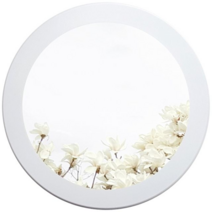 오너클랜 IG7198 소형 벽거울 24cm 화이트 제조한국