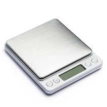 전자저울 미니저울 주방저울 디지털 주방 저울 미니 포켓 스테인레스 스틸 식품 저울 정밀, 은, 3kg 0.1g, 01 Silver_01 3kg 0.1g