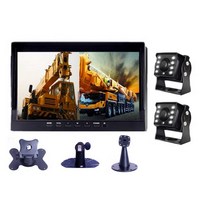 크레인 붐 카메라 무선 시야 지게차 기중기 모니터, 세트4 (5인치 폴딩 + 8등 + 10미터)