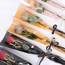 꽃 포장지 한송이 투명 opp 꽃포장 1송이 도매 포장지, 11.크라프트종이백[화이트]30개
