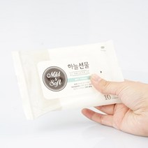 미니 물티슈 휴대용 포켓 콧물 10매x10개