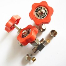 니들 밸브 벨브 6mm 8mm 10mm 12mm 구멍 직경 오렌지 플라스틱 손잡이 금속 고압 내구성 튜브 바늘 유형 글로브
