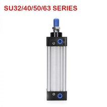공기 공압 SU32/40/50/63 타입 테스터 실린더 피스톤 용 마그네틱 실린더없이 복동, Stroke 1000mm, SU63 (Bore 63mm)