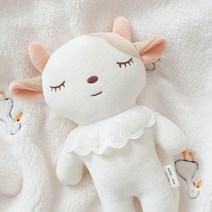 베베호아 오가닉 애착인형 유기농 송아지인형 아기인형 송이, 송이단품