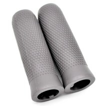 전동 킥보드 부품 핸들 바 그립 핸드 그립 나인봇 es1 es2 es3 es4 skateboard 핸드 핸들, 1 쌍 회색