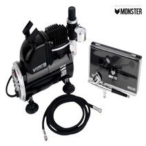 몬스터 에어브러쉬콤프호스세트 스프레이부스 에어탱크 배출호스 회전테이블 수분제거필터, 몬스터/미니수분제거필터
