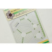 [퀼트여행] 크로바 피스 HEXAGON 템플렛57-995, 1