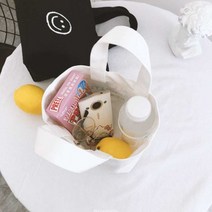 스마일 캔버스 토트백 미니 가방 M11888 에코백
