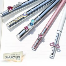 베르티니 볼펜 선물세트 프리미엄 명품 볼펜 각인 스와로브스키 스톤 SWAROVSKI 진급 취업 교수님 어버이날 생일 선물, 5. 썬플라워 그린