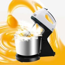 키친에이드반죽기 휘핑기계 빵 반죽기 스파 믹서EU 플러그 전기 음식 믹서 7 속도 조절 반죽 계란 비터 크, 검정