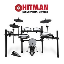 히트맨 전자드럼 HITMAN HD-27   의자   스틱   헤드폰 풀패키지, HD-27(드럼매트포함)