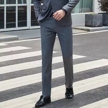 고급 비즈니스 정장 바지 슬림 일자 바지 작업 바지 남성 회사 카고 화이트 칼라 정장 바지 바지