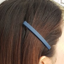 인조이박스 기본 일자 자동 옆머리핀 빼빼로핀 MUW08D