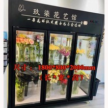 전기온장고 미니 보온 꽃 보존 캐비닛 도어 공냉식 디스플레이 꽃집 냉동고 특수 꽃다발 냉장 수직 냉장고, 3. 거울이 있는 고급 3도어 모델, 온도가 5도에 도