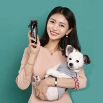 대형견 강아지 털제거 저소음 바리깡 애견미용기 고양이이발기 애견미용샵 애견클리퍼, 1개