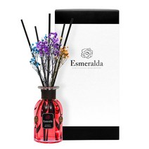 에스메랄다 디퓨저 300ml 감성선물 답례품 플라워 생화 안개꽃 선물세트 디퓨저, 블랙 체리_에디션 1set