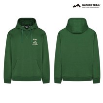 네이처트레일 남여공용 에센셜 후드티- 그린