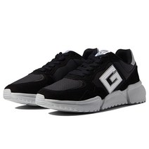 GUESS 남성용 SHAZZ 스니커즈 블랙 8.5 블랙.