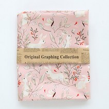 대폭 면60수 주자]토끼 동물원단 오솔래빗-핑크