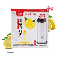 꽃샘 콤부차 레몬 1곽 5g 20개입 보틀증정 코스트코꼼부