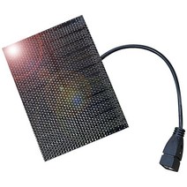 휴대용 태양열충전기 태양광충전기 미니 태양 전지 패널 USB 충전기 5V 5W 높은 성능 단결정 자전거 핸드폰 보조베터리 캠핑 Lan, [01] Universal, 01 Universal