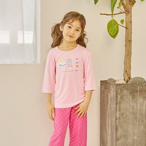 수아팜 여아 아이스 모달 7부 내의세트