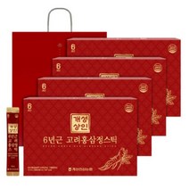 개성상인 6년근 고려홍삼정스틱 10ml 30포 4박스