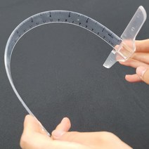 구부러지는 티자 T자자 건축자 타일 T자 제도 용구 30cm 운영자 도면자 재단용 만능자 제도용 용품 투명