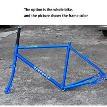 산악 자전거 26 인치 DARKROCK 여행용 30 단 속도 레이놀즈 520 Crmo 스틸 프레임 롱라이더 로드 700C M6000, blue bike+49cm 170cm175cm