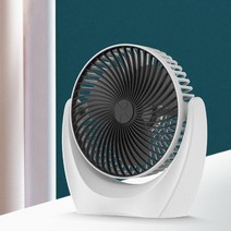 저소음 서큘레이터 선풍기 3D 공기 순환 냉각기 USB 팬 초저소음 속도 조절 홈 데스크 사무실에 적합, 02 Black Charging