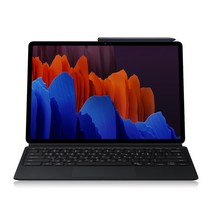 삼성전자 갤럭시탭S7+ 키보드 북커버 케이스 / EF-DT970, 블랙