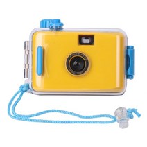 일회용 필름카메라 Lomo 수중 방수 카메라 미니 큐트 35mm 필름 하우징 케이스 포함 사진 신제품, 01 Yellow