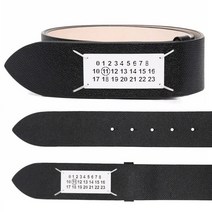 MARTIN MARGIELA 22SS 넘버링 패치 벨트 블랙 SA3TP0008 P4745 T8013